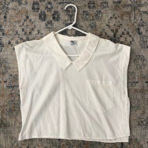 90's Vintage Women's Cropped Shirt